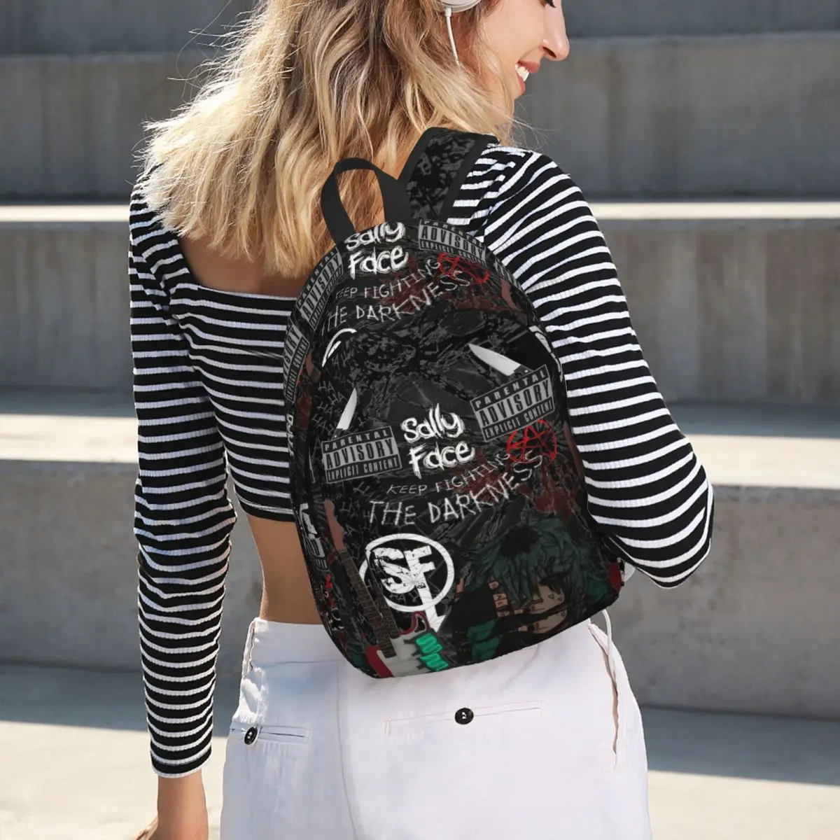 Sally Face Game Anime SF Horror Sal Fisher Student Backpack School Bag Hiking Travel Daypack for Men Women Bookbag Shoulder Bags
Sally Face Game Anime SF Horror Sal Fisher Student Backpack School Bag Hiking Travel Daypack for Men Women Bookbag Shoulder Bags