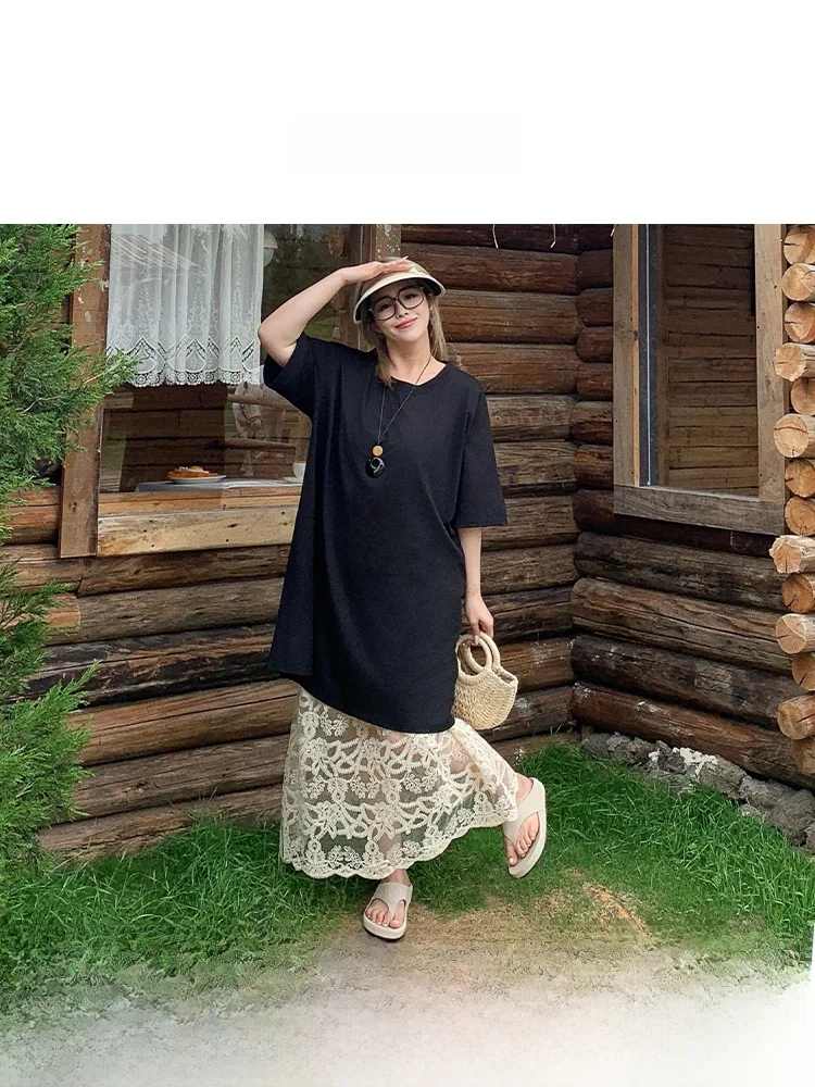 Yuanzi Home plus Size Summer Outfit Fashion Short Sleeve Commute Fashion Set T-Shirt Midi Skirt Two Piece Set Casual High Wai...
Yuanzi Home plus Size Summer Outfit Fashion Short Sleeve Commute Fashion Set T-Shirt Midi Skirt Two Piece Set Casual High Wai...