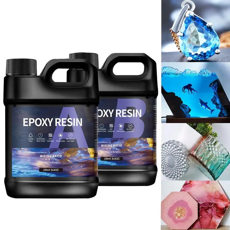 500/1000ml 1:1 AB Resin Epoxy Glue High Adhesive Hardener Crystal Glue Jewelry Making Transparent Mixed Clear DIY Resin Craft
500/1000ml 1:1 AB Resin Epoxy Glue High Adhesive Hardener Crystal Glue Jewelry Making Transparent Mixed Clear DIY Resin Craft