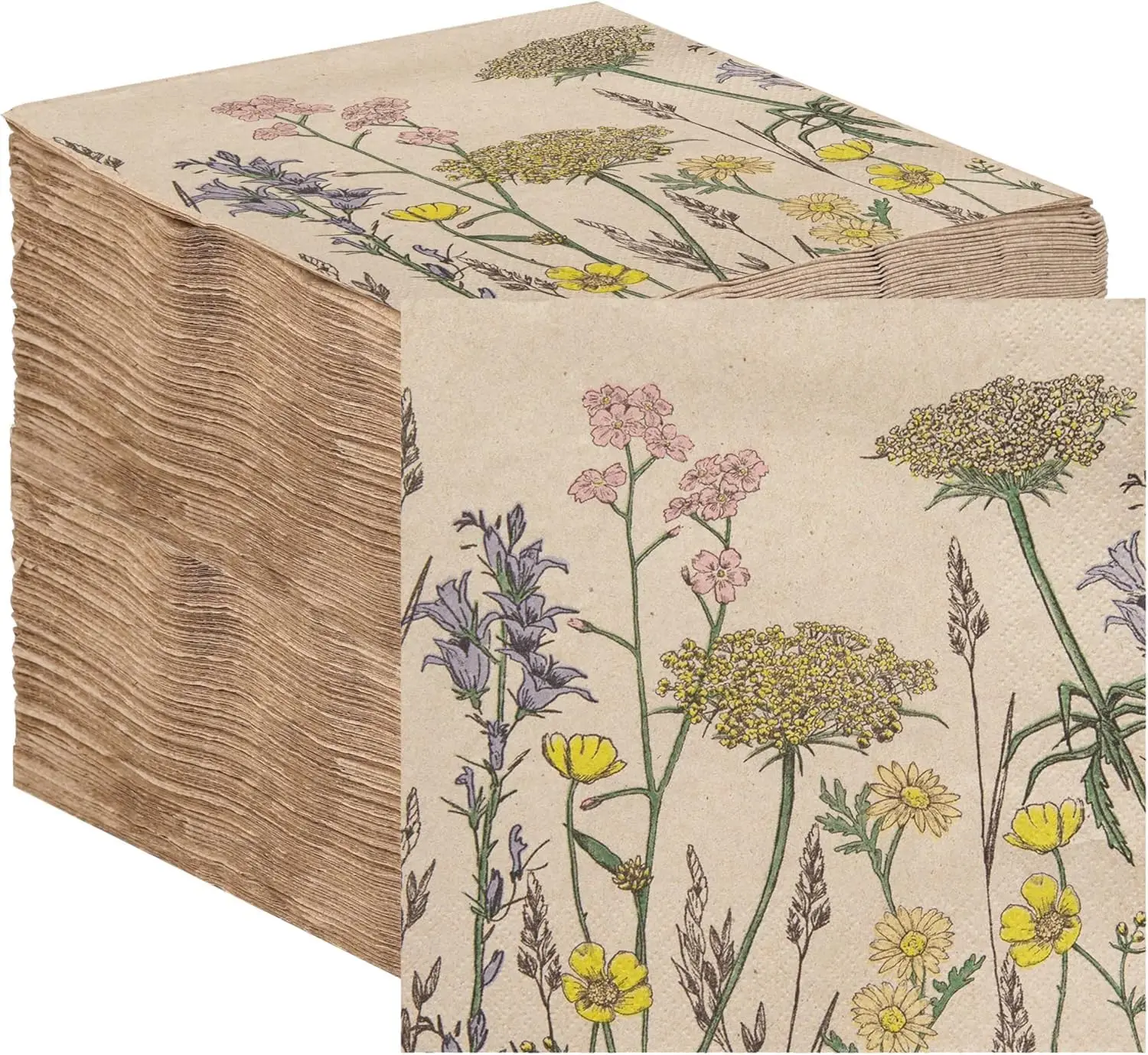 100 Soft Recycled Floral Napkins Wildflower Paper Serviettes Eco Friendly Compostable for Weddings Tea Party Spring
100 Soft Recycled Floral Napkins Wildflower Paper Serviettes Eco Friendly Compostable for Weddings Tea Party Spring
