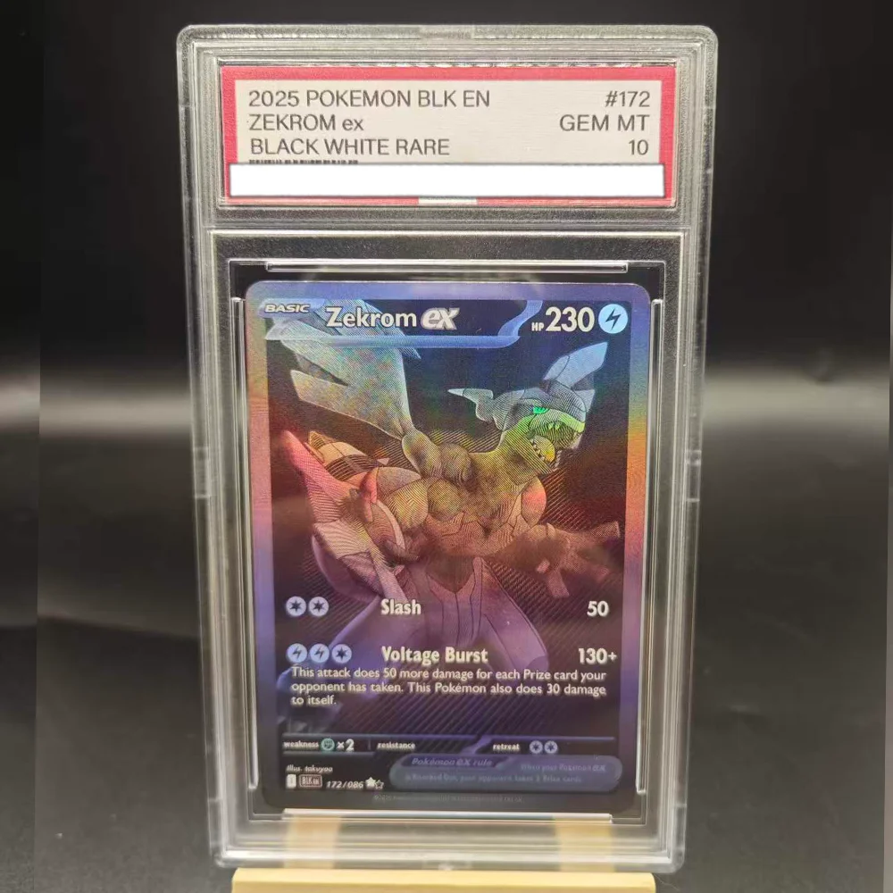 DIY 2025 PTCG GAME English Version 1ST ZEKROM RESHIRAM VICTINI Collection Card 10Points Rating Card Anime Game Card Gift Toy
DIY 2025 PTCG GAME English Version 1ST ZEKROM RESHIRAM VICTINI Collection Card 10Points Rating Card Anime Game Card Gift Toy
