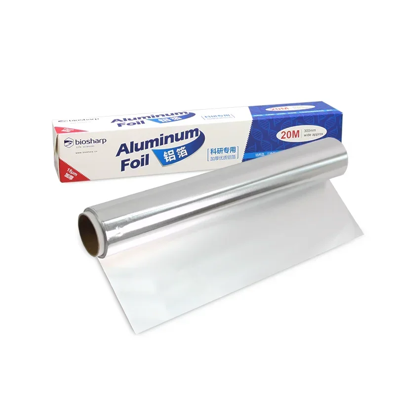 Biosharp Research Special Thickened Aluminum Foil 15um30cm*20m/120m Experimental Research Tin Foil Shade Seal
Biosharp Research Special Thickened Aluminum Foil 15um30cm*20m/120m Experimental Research Tin Foil Shade Seal