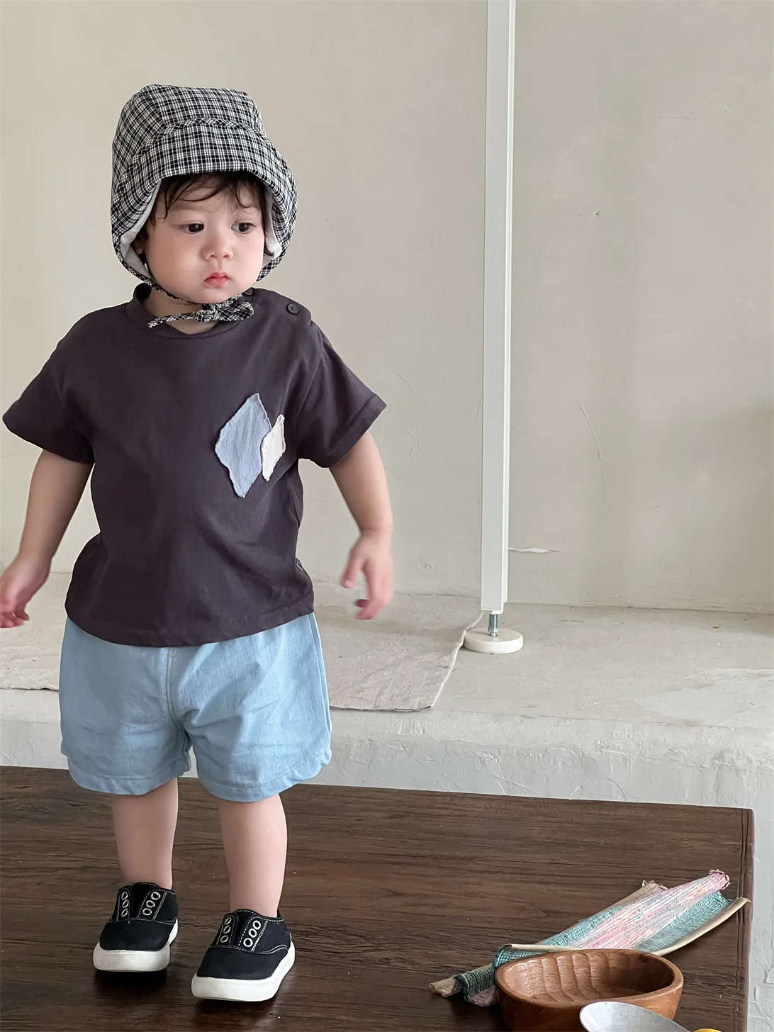 2025 Summer New Baby Boy Short Sleeve T Shirts Thin Cotton Infant Girl Tee Kids Casual Patch Tops Loose Toddler T Shirt
2025 Summer New Baby Boy Short Sleeve T Shirts Thin Cotton Infant Girl Tee Kids Casual Patch Tops Loose Toddler T Shirt