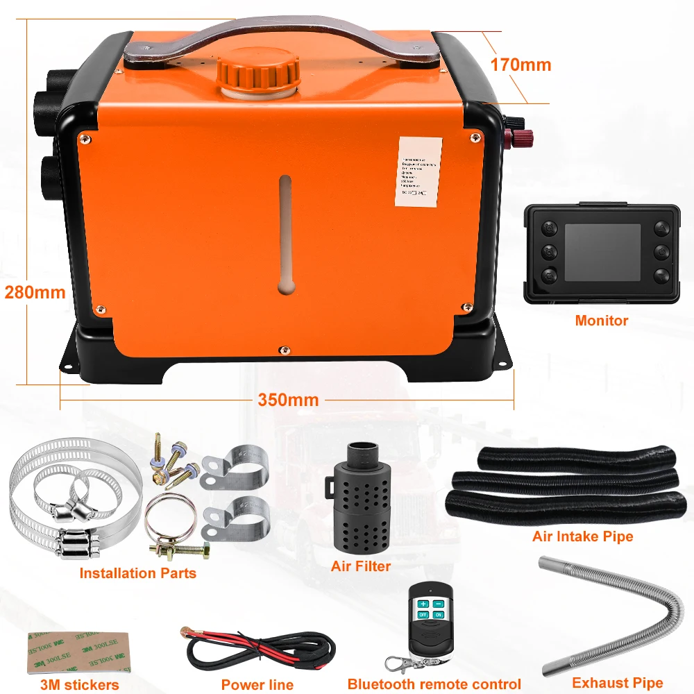 Hot Sale Air and Water Parking Fuel Heater Tank Portable Webasto Diesel Heater for Trucks Home Marine Boat RV Car
Hot Sale Air and Water Parking Fuel Heater Tank Portable Webasto Diesel Heater for Trucks Home Marine Boat RV Car