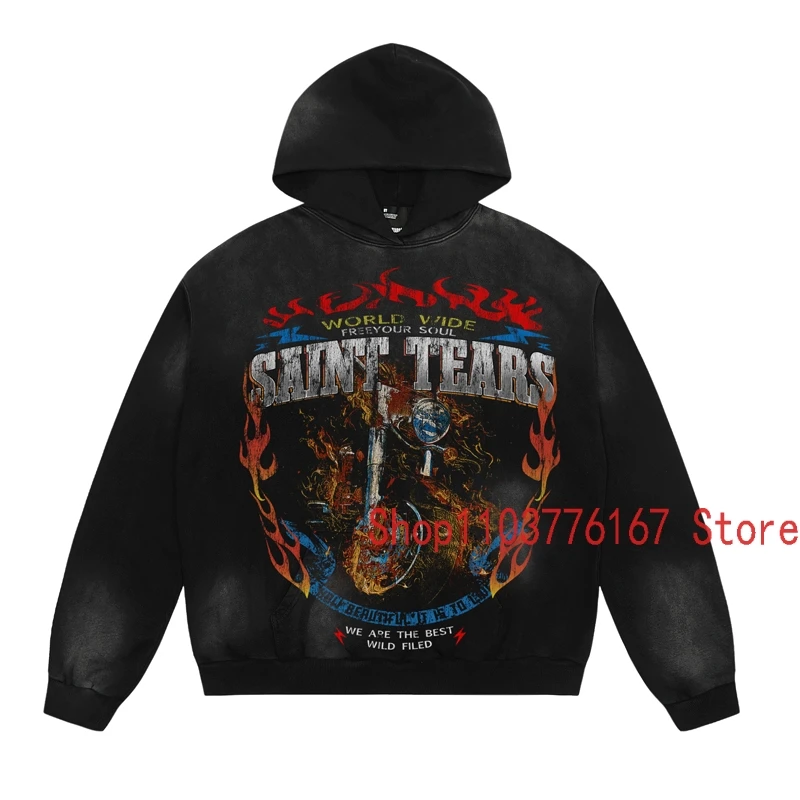 2024 Fall Winter Fashion New SAINT Hoody Sweatshirts 1:1 High Quality Print Pullover Men Women Loose Casual Saint Hoodie
2024 Fall Winter Fashion New SAINT Hoody Sweatshirts 1:1 High Quality Print Pullover Men Women Loose Casual Saint Hoodie