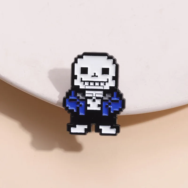 Cute Game Undertale Series Pixel Style Badge Cartoon Creativity Printing Personality Backpack Metal Brooch Commemorative Gift
Cute Game Undertale Series Pixel Style Badge Cartoon Creativity Printing Personality Backpack Metal Brooch Commemorative Gift