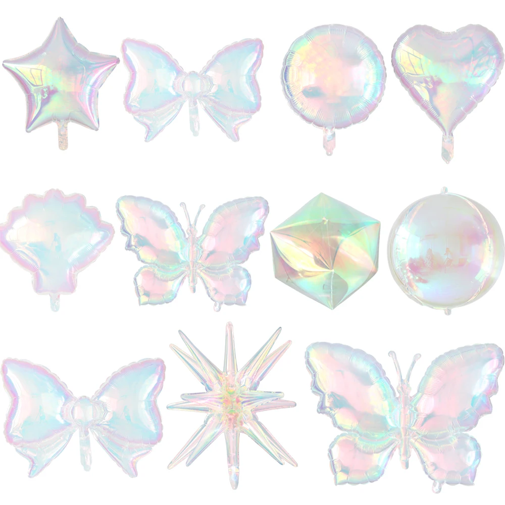 1pc Transparent Colorful Balloon Butterfly Love Heart Shell Foil Balloon Birthday Wedding Party Decoration Baby Shower Supplies
1pc Transparent Colorful Balloon Butterfly Love Heart Shell Foil Balloon Birthday Wedding Party Decoration Baby Shower Supplies