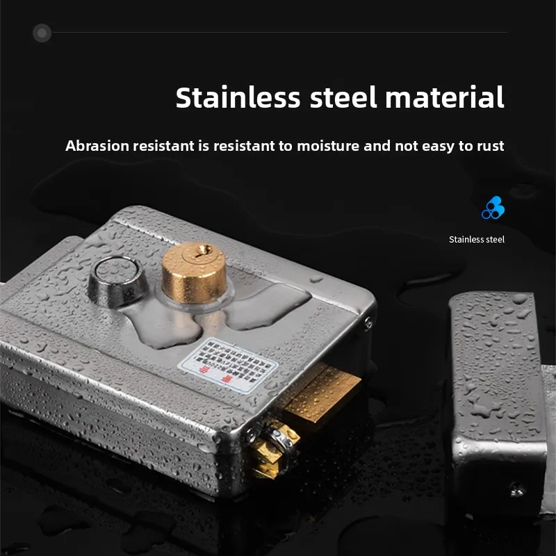 KOB Stainless Steel Electric Control Lock Single and Double Head Access Control Lock Building Intercom Electronic Lock Unit Door
KOB Stainless Steel Electric Control Lock Single and Double Head Access Control Lock Building Intercom Electronic Lock Unit Door