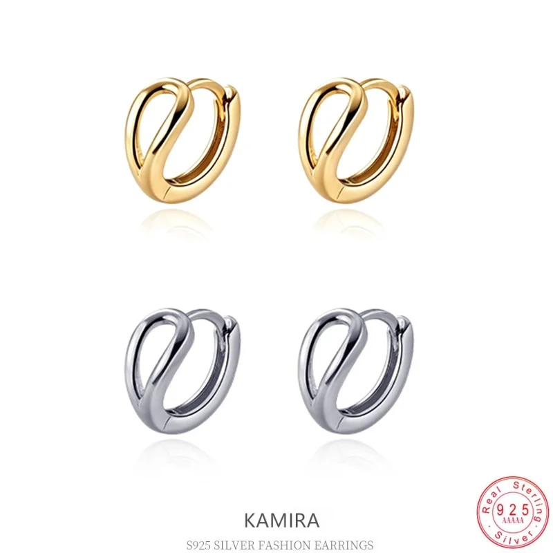 KAMIRA 925 Sterling Silver Romantic Elegant Ear Buckle Hollow Glossy Hugging Hoop Earrings for Women Vintage Anniversary Jewelry
KAMIRA 925 Sterling Silver Romantic Elegant Ear Buckle Hollow Glossy Hugging Hoop Earrings for Women Vintage Anniversary Jewelry