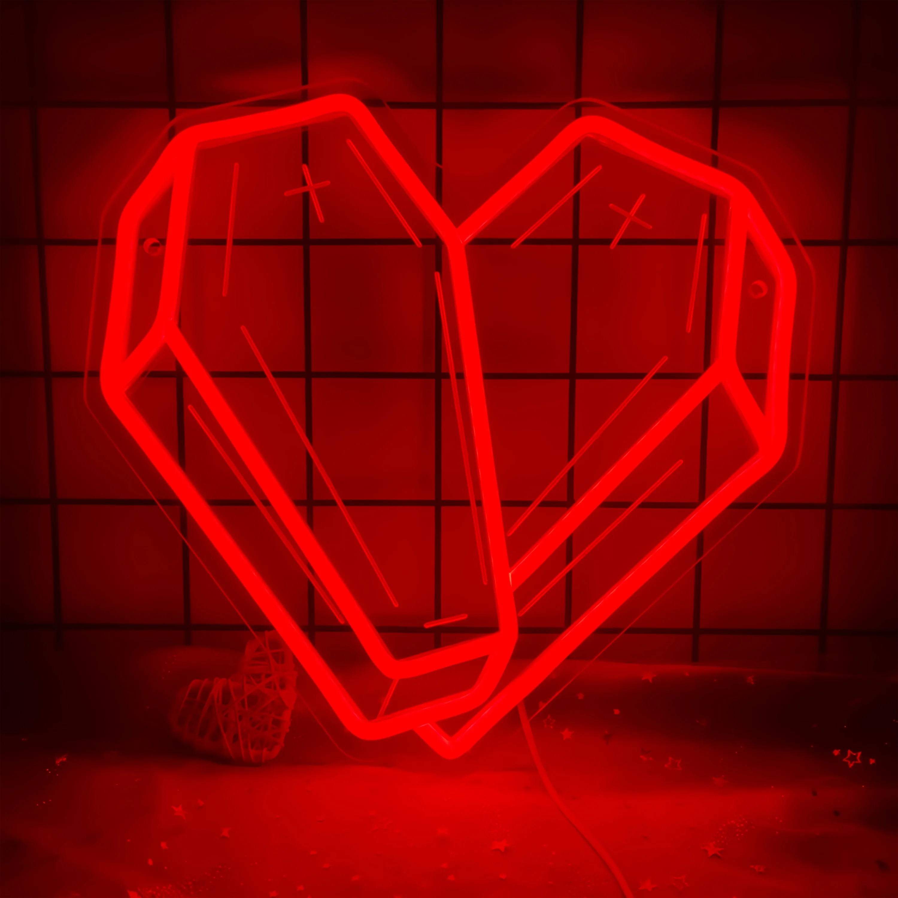 Gothic Heart Coffin LED Neon Sign, USB Powered Multicolor Light with Adjustable Brightness, Button Control, Wall-Mountable
Gothic Heart Coffin LED Neon Sign, USB Powered Multicolor Light with Adjustable Brightness, Button Control, Wall-Mountable