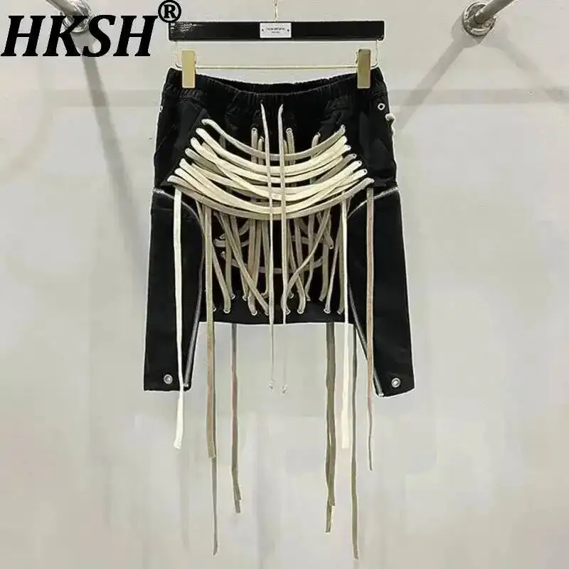 HKSH Summer New Women's Tide Chic High Street Original Design String Weaving Crossed Slim Fit Elastic Waisted Short Skirt HK5849
HKSH Summer New Women's Tide Chic High Street Original Design String Weaving Crossed Slim Fit Elastic Waisted Short Skirt HK5849