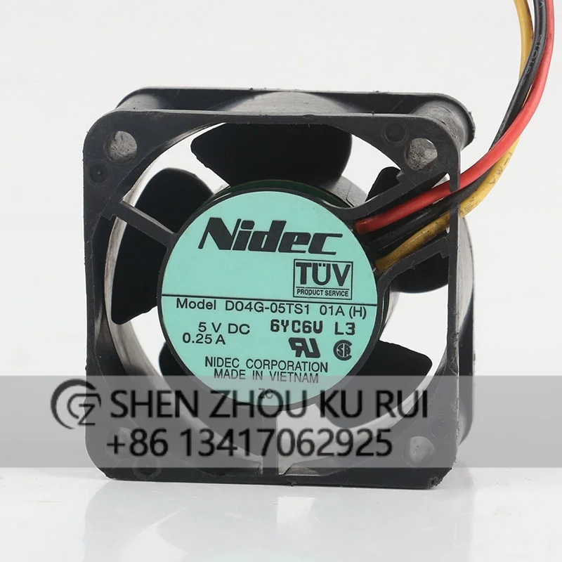 Nidec 12V 24V 48V DC 5V 0.25A Server High air capacity dual ball bearing D04G-05TS1 01A(H) AC EC 4020 40X40X20MM 4CM Cooling fan
Nidec 12V 24V 48V DC 5V 0.25A Server High air capacity dual ball bearing D04G-05TS1 01A(H) AC EC 4020 40X40X20MM 4CM Cooling fan