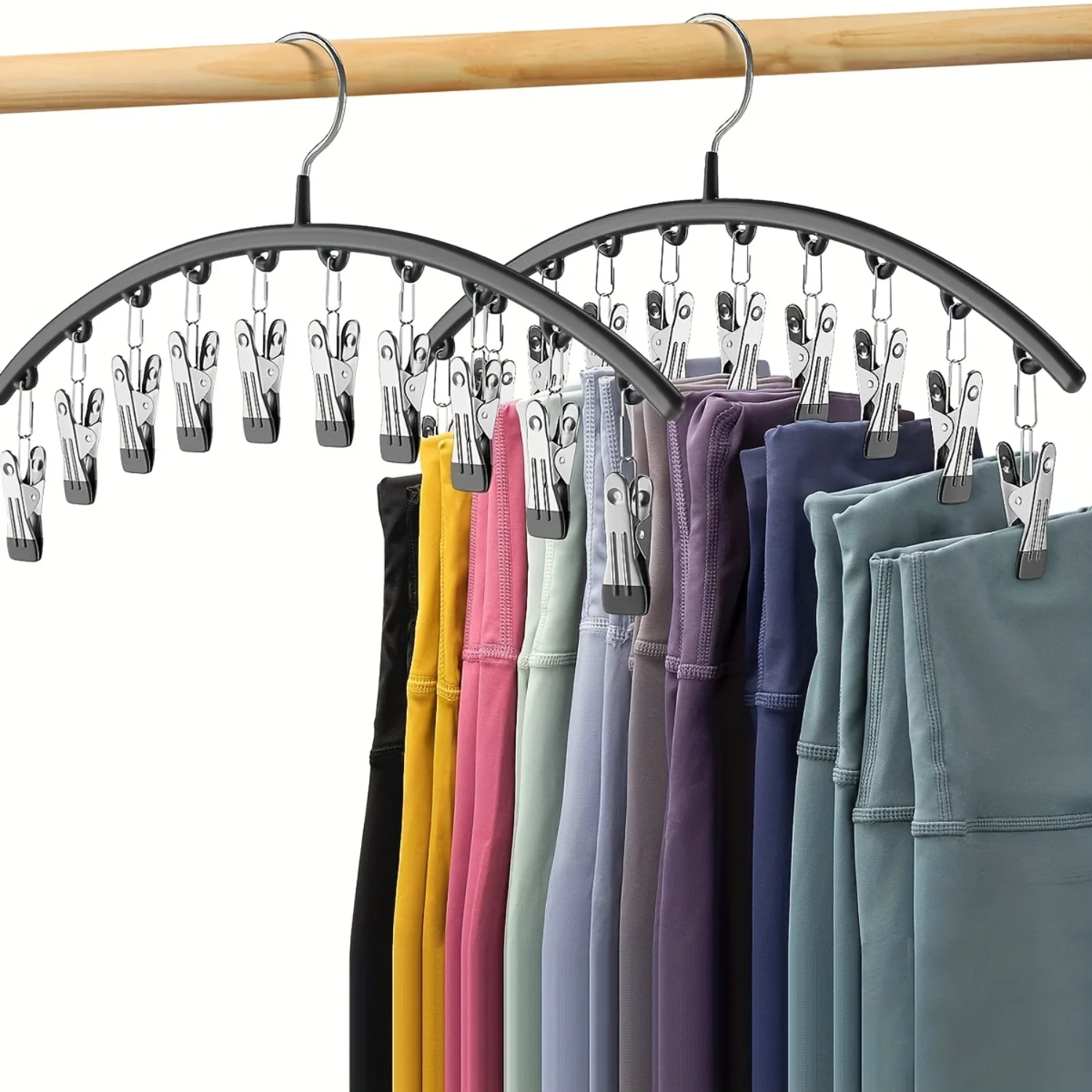 Household goods 2PCS Stainless Steel Hanger Drying Socks Hanger With Clips, Household Hanging Clothes Balcony Windproof Rack Wit
Household goods 2PCS Stainless Steel Hanger Drying Socks Hanger With Clips, Household Hanging Clothes Balcony Windproof Rack Wit