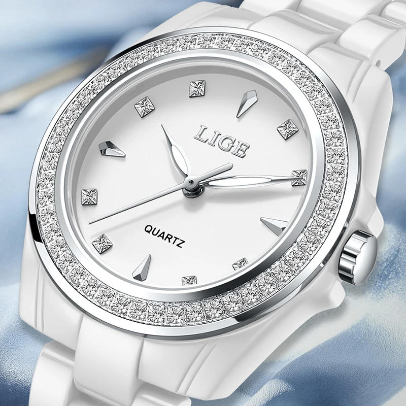 LIGE TOP women quartz watches 2026 Ceramic Elegant Fashion Waterproof Luminous Clock vintage Watch for Women reloj de mujer+BOX
LIGE TOP women quartz watches 2026 Ceramic Elegant Fashion Waterproof Luminous Clock vintage Watch for Women reloj de mujer+BOX