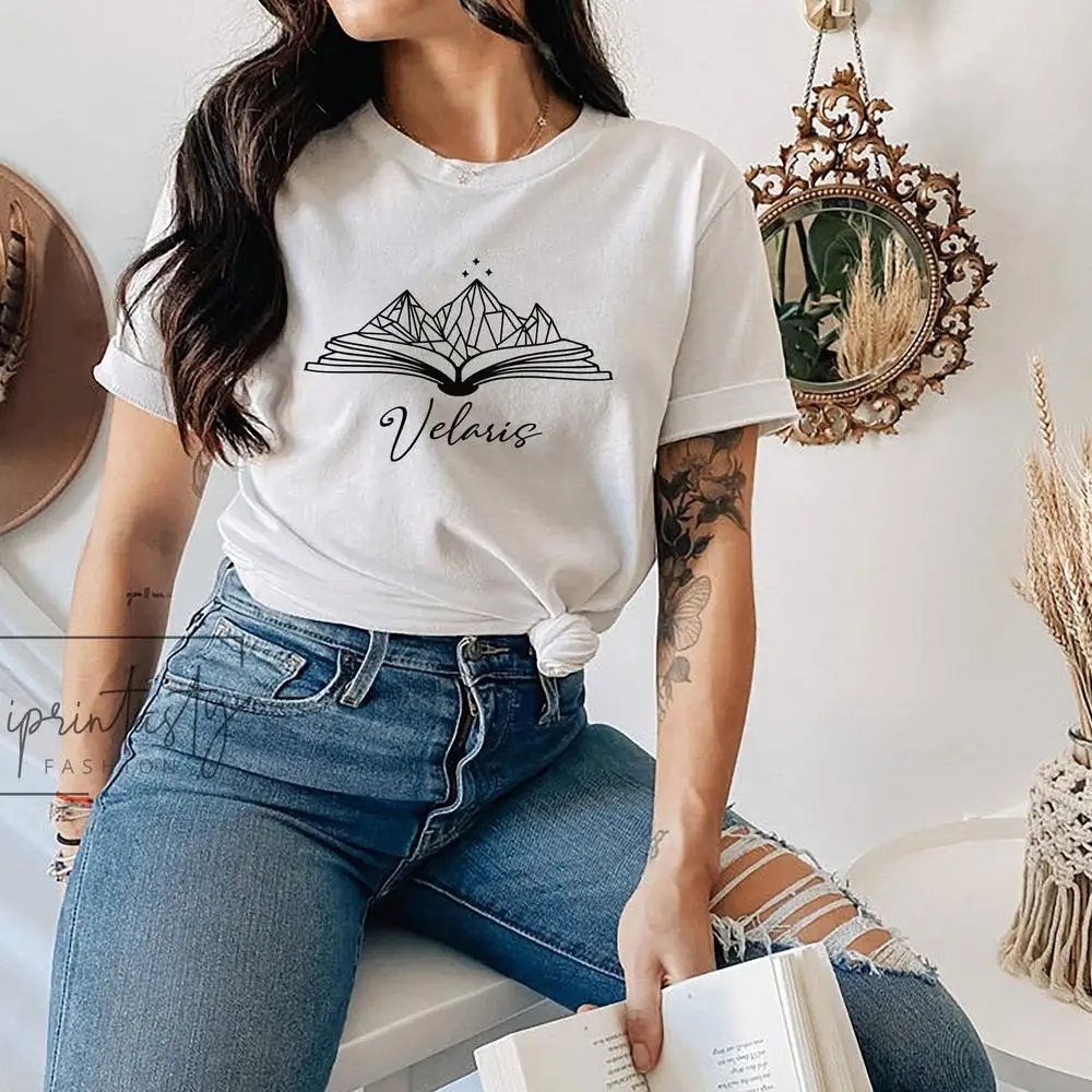 Velaris Women's T-Shirt ACOTAR Feyre's Tattoo a Court of Thorns And Roses Court of Dreams Graphic Tee
Velaris Women's T-Shirt ACOTAR Feyre's Tattoo a Court of Thorns And Roses Court of Dreams Graphic Tee