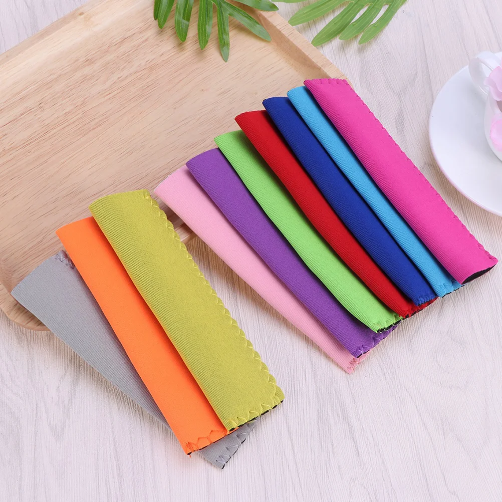 10pcs Neoprene Fabric Popsicle Bags Ice Insulator Sleeves Reusable Protective Holder (Mixed Colors) popsicle holder
10pcs Neoprene Fabric Popsicle Bags Ice Insulator Sleeves Reusable Protective Holder (Mixed Colors) popsicle holder