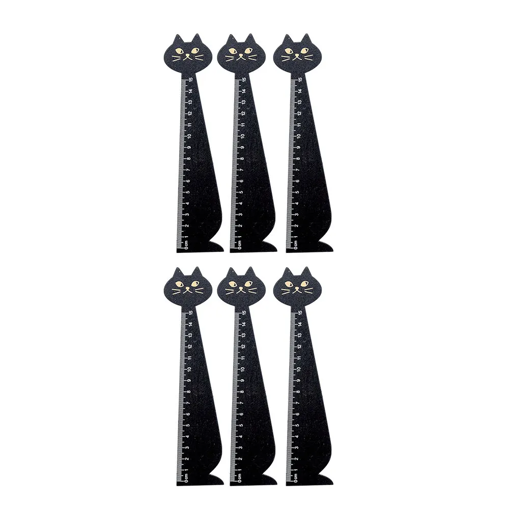 6Pcs Cat Shape Wooden Rulers Cartoon Design School Exam Measuring Drawing Tool Stationery Student Supplies
6Pcs Cat Shape Wooden Rulers Cartoon Design School Exam Measuring Drawing Tool Stationery Student Supplies