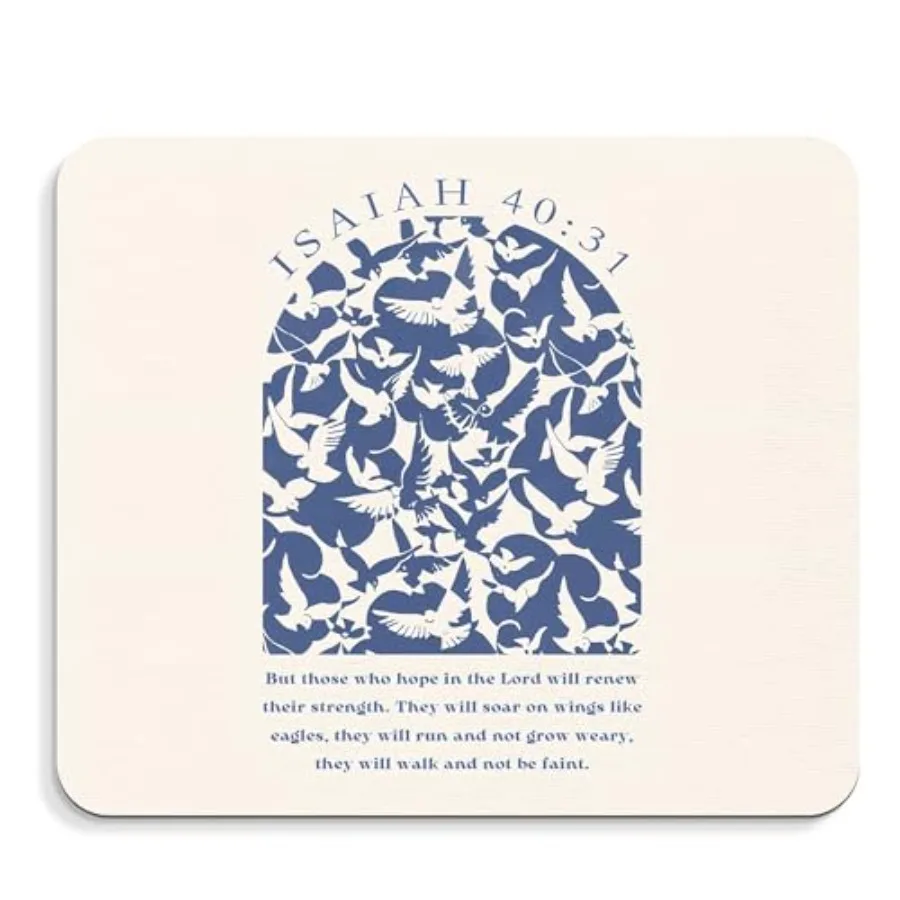 Motivational Bible Verse Decor Mouse Pad - Inspirational Christian Office Desk Mousepad, Positive Bible Verse Decor, Inspiratio
Motivational Bible Verse Decor Mouse Pad - Inspirational Christian Office Desk Mousepad, Positive Bible Verse Decor, Inspiratio