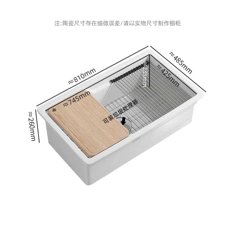 Balcony deepened laundry basin ceramic large deepened sink rectangular undercounter basin with household bathroom single basin 
Balcony deepened laundry basin ceramic large deepened sink rectangular undercounter basin with household bathroom single basin