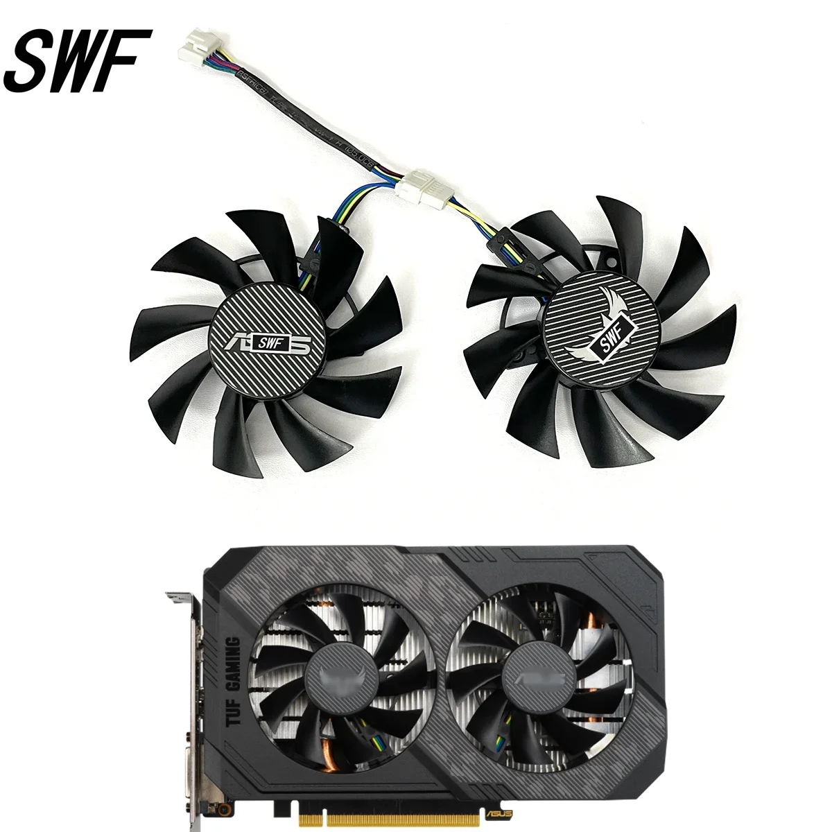 75MM FD8015U12D GTX 1660 Cooler Fan For ASUS GTX 1660 Ti RTX 2060 TUF GAMING OC Graphics Card Fan PLA08015S12HH T128015SU
75MM FD8015U12D GTX 1660 Cooler Fan For ASUS GTX 1660 Ti RTX 2060 TUF GAMING OC Graphics Card Fan PLA08015S12HH T128015SU