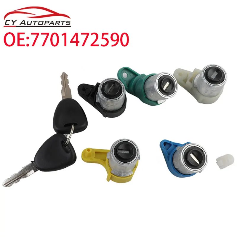 New Door Lock Cylinder Barrel & 2 Keys For Renault Kangoo MK1 1997-2007 For Renault Kangoo Express 1997-2007 7701472590 256881
New Door Lock Cylinder Barrel & 2 Keys For Renault Kangoo MK1 1997-2007 For Renault Kangoo Express 1997-2007 7701472590 256881