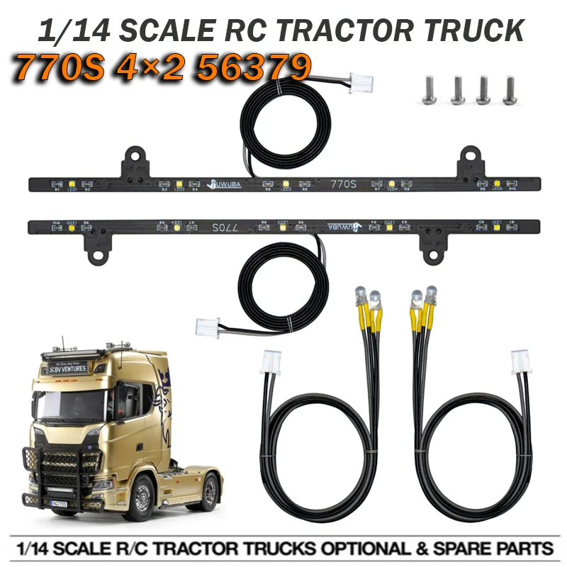 770S 4×2 56379 LED Side Skirt Light Board Lamp Bar for 1/14 Tamiya RC Truck SCANIA 770S 4×2 56379 Car Accessories
770S 4×2 56379 LED Side Skirt Light Board Lamp Bar for 1/14 Tamiya RC Truck SCANIA 770S 4×2 56379 Car Accessories