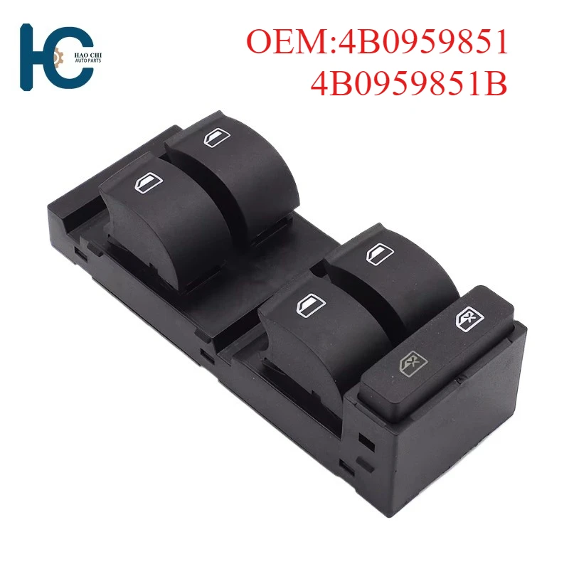 4B0959851 Power Window Switch for VW Audi A3 A6 C5 RS6 S6 Allroad 1998-2005 4B0959851B
4B0959851 Power Window Switch for VW Audi A3 A6 C5 RS6 S6 Allroad 1998-2005 4B0959851B
