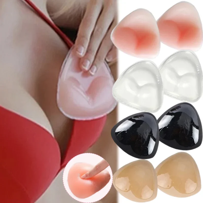 Women Insert Bra Pad Silicone Bra Cup Thicker Breast Push Up Self Adhesive Breast Nipple Cover Stickers Bikini Inserts Intimates
Women Insert Bra Pad Silicone Bra Cup Thicker Breast Push Up Self Adhesive Breast Nipple Cover Stickers Bikini Inserts Intimates