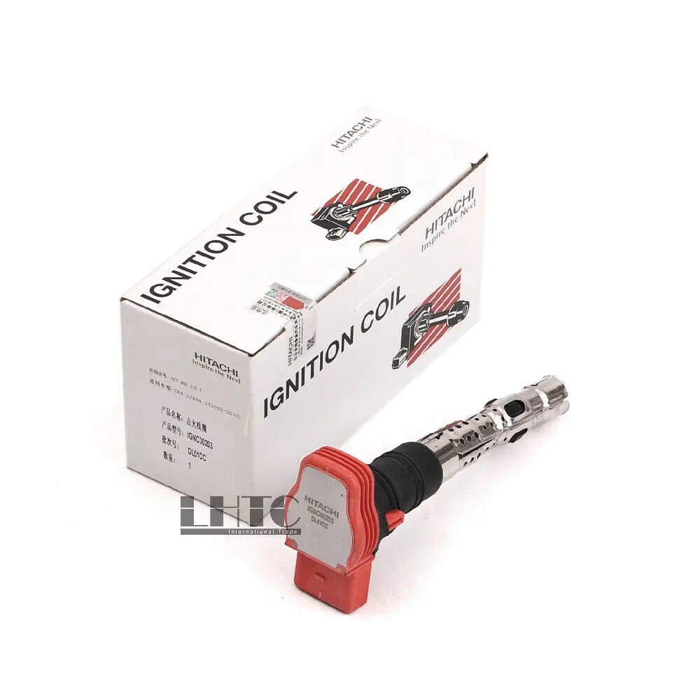 HITACHI Ignition Coil Spark Plug For VW Audi S4 B7 A6 A8 4.2L V8 AXQ BBK BHF BAT 077905115T
HITACHI Ignition Coil Spark Plug For VW Audi S4 B7 A6 A8 4.2L V8 AXQ BBK BHF BAT 077905115T