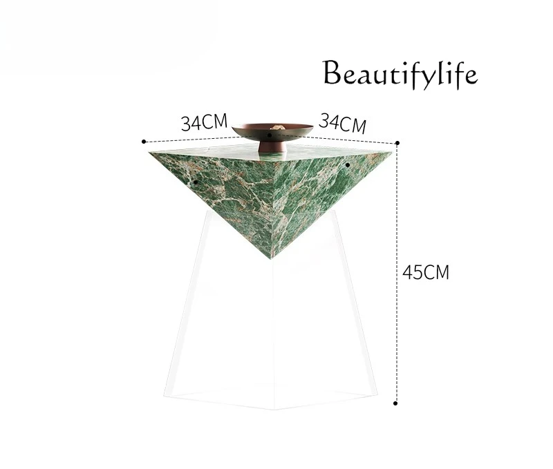 Acrylic suspended edge, minimalist design, high-end suspended corner, high-end sofa side cabinet
Acrylic suspended edge, minimalist design, high-end suspended corner, high-end sofa side cabinet