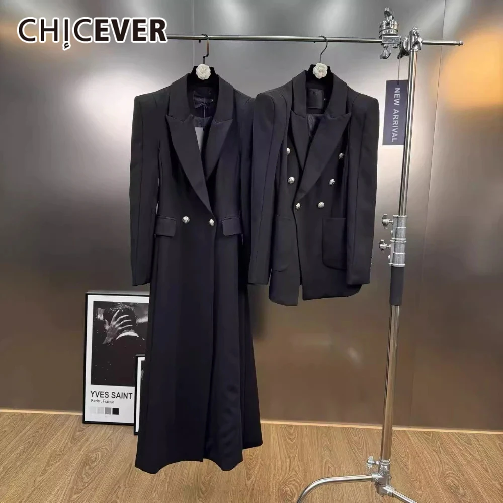 CHICEVER Black Color Baiscs Fashionable Coats for Women Lapel Long Sleeves Patchwork Buttons French Office Jacket Female Autumn
CHICEVER Black Color Baiscs Fashionable Coats for Women Lapel Long Sleeves Patchwork Buttons French Office Jacket Female Autumn