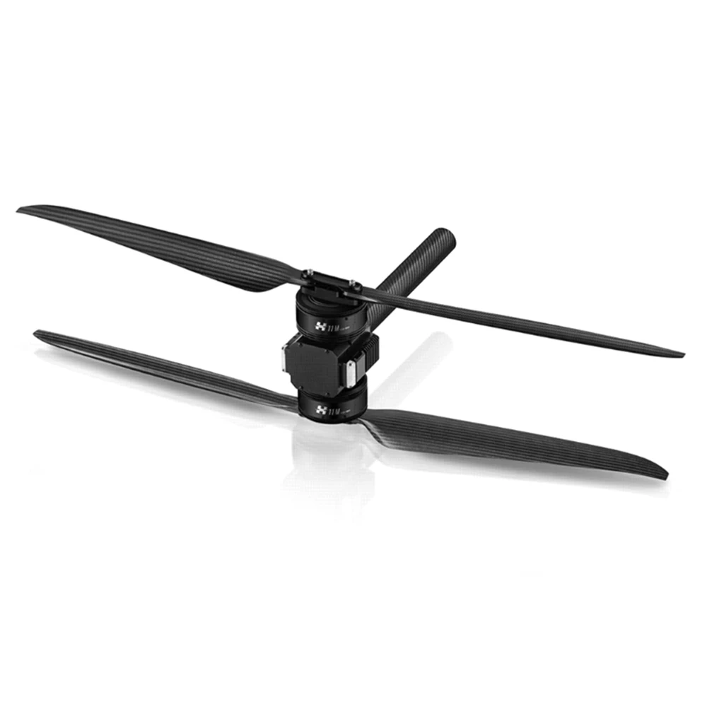 H11M DIY drone powertrain with dual coaxial motors, 58 kg thrust made of carbon fiber
H11M DIY drone powertrain with dual coaxial motors, 58 kg thrust made of carbon fiber