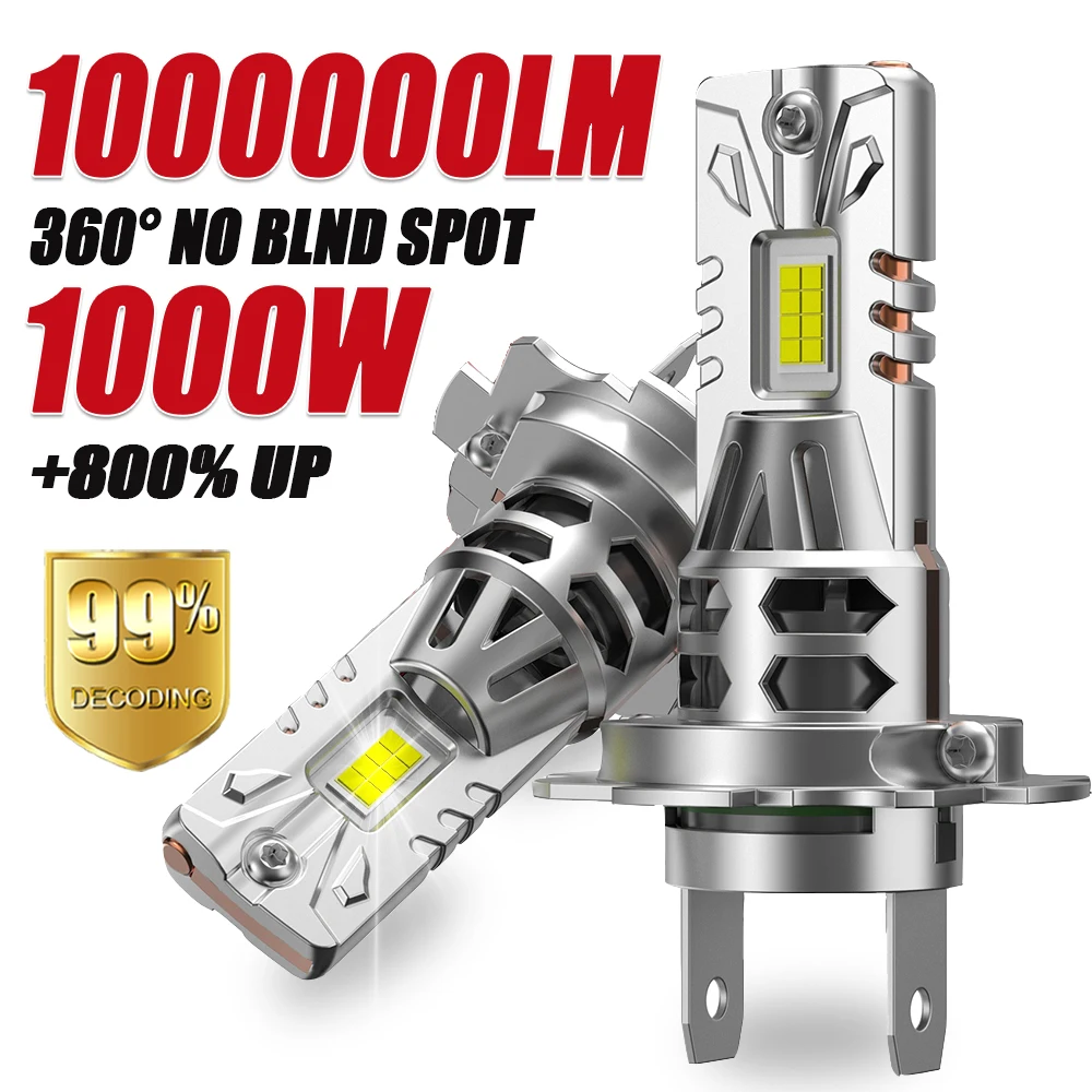 H7 LED Car Headlight Bulbs CANBUS Super Bright H4 Bi LED Auto Wireless Mini Turbo Fan Hi/Lo Beam Lamp Fog Lights Plug&Play 12V
H7 LED Car Headlight Bulbs CANBUS Super Bright H4 Bi LED Auto Wireless Mini Turbo Fan Hi/Lo Beam Lamp Fog Lights Plug&Play 12V