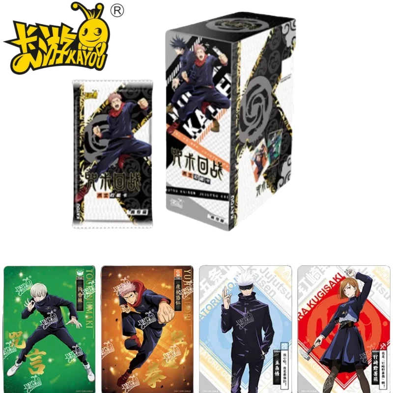 KAYOU Jujutsu Kaisen Card Higher Vocational Warlock Animation Theme Series Коллекция игр Карточная игрушка и подарок для оригинальной коробки
KAYOU Jujutsu Kaisen Card Higher Vocational Warlock Animation Theme Series Коллекция игр Карточная игрушка и подарок для оригинальной коробки