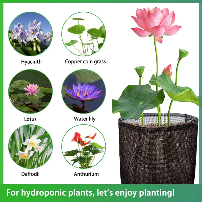 GYTB-4 Pcs X Aquatic Planting Bags - Reusable Mesh Water Garden Pond Plant Pot - Breathable Square Lily Pots For Swamp
GYTB-4 Pcs X Aquatic Planting Bags - Reusable Mesh Water Garden Pond Plant Pot - Breathable Square Lily Pots For Swamp