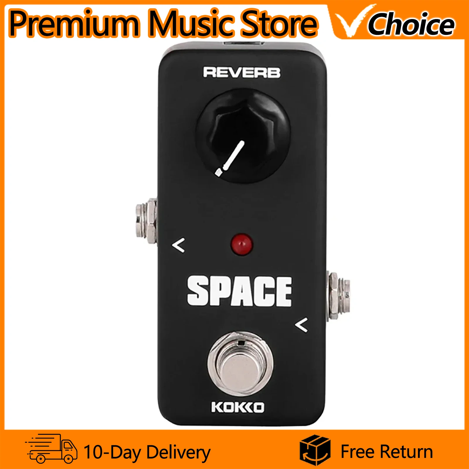 KOKKO Electric Guitar Effects Peda Space Reverb Effect Pedal for Electric Guitar Bass Guitar Parts Accessories Full-bodied
KOKKO Electric Guitar Effects Peda Space Reverb Effect Pedal for Electric Guitar Bass Guitar Parts Accessories Full-bodied