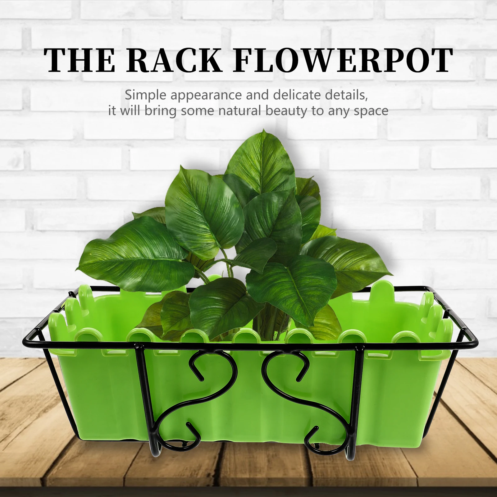 Hanging Flowerpot Plant Container Balcony Fence Rack Shelf Premium Material Simple Design Easy to Hang Not Deform Break
Hanging Flowerpot Plant Container Balcony Fence Rack Shelf Premium Material Simple Design Easy to Hang Not Deform Break