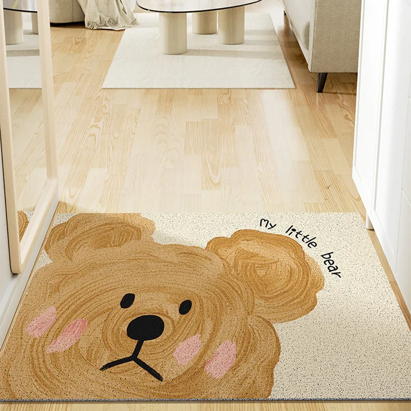 Противоскользящий придверный коврик с мультяшным медведем, для дома, на вход, с возможностью выбора размера, из ПВХ, легко чистится, длинный прямоугольный напольный ковер
Противоскользящий придверный коврик с мультяшным медведем, для дома, на вход, с возможностью выбора размера, из ПВХ, легко чистится, длинный прямоугольный напольный ковер