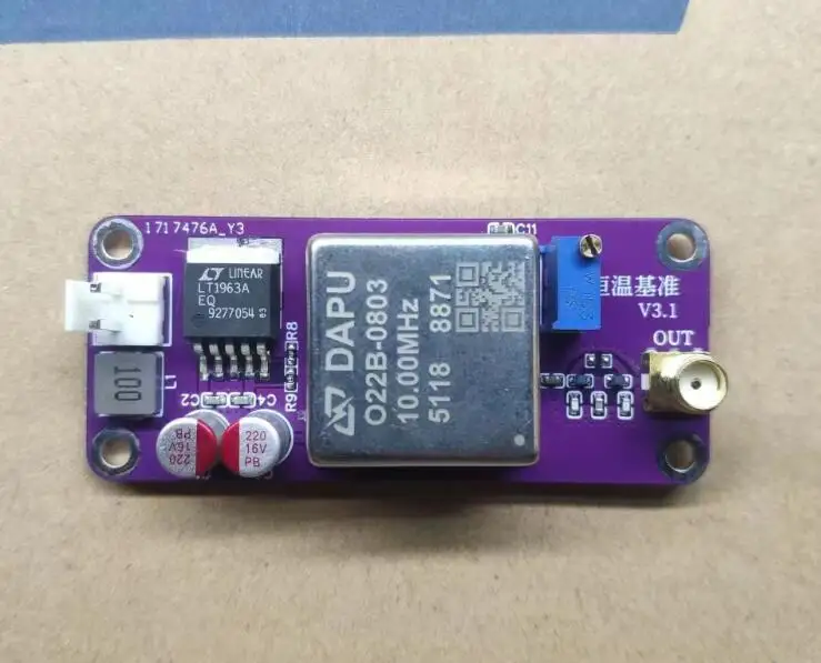 Новинка DAPU 10MHz OCXO GPS часы Синусоидальная или квадратная волна аудио оборудование часы частота
Новинка DAPU 10MHz OCXO GPS часы Синусоидальная или квадратная волна аудио оборудование часы частота