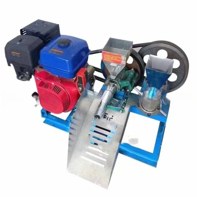 Puffing machine Rice flower machine Mobile crispy fruit