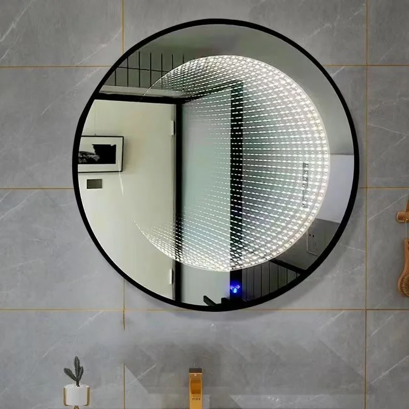 KTV magic mirror 3d decorative mirror smart bathroom mirror wall-mounted LED luminous
KTV magic mirror 3d decorative mirror smart bathroom mirror wall-mounted LED luminous