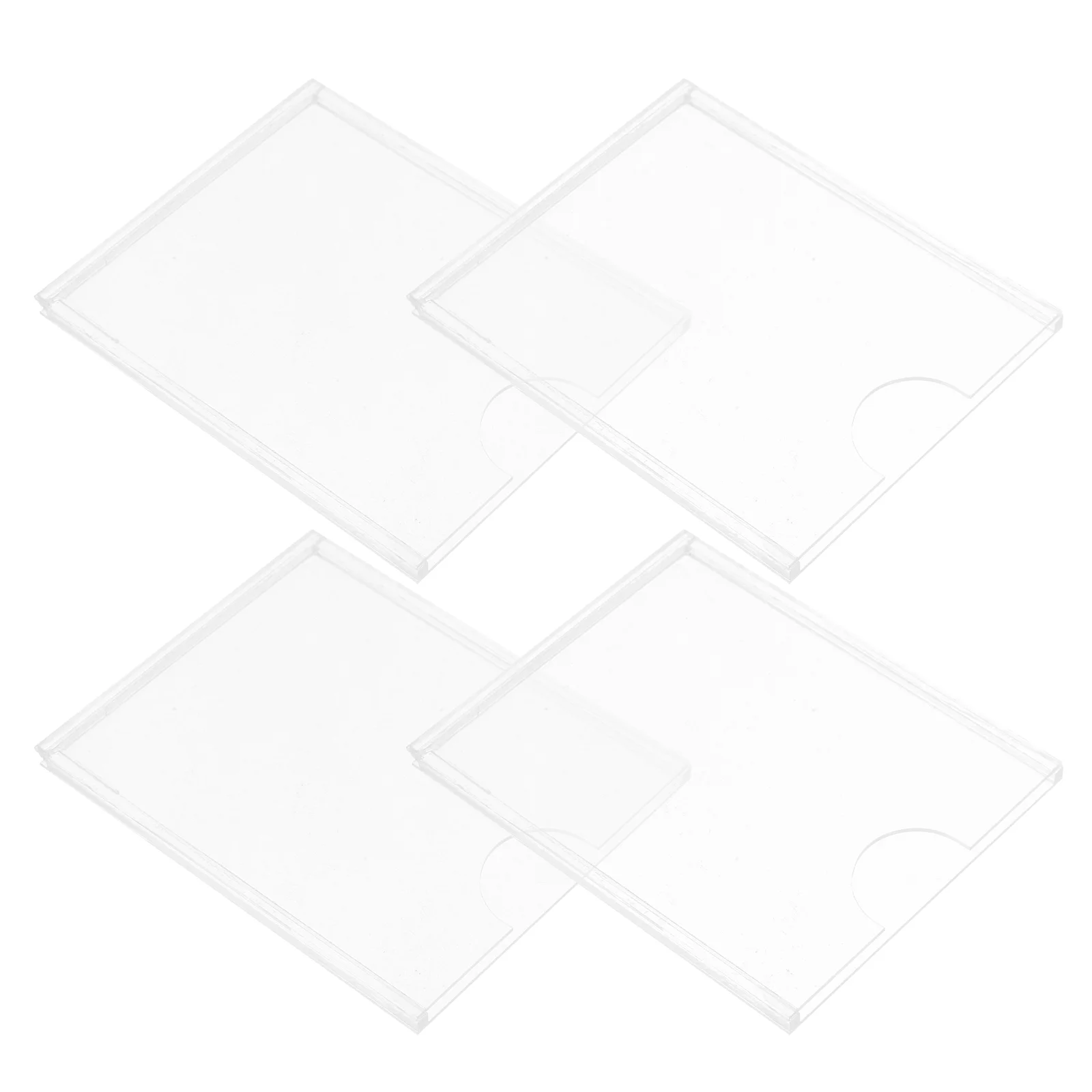 4 Pcs Transparent Storage Box Clear Business Card Holder Sign Stand Display Shelves
4 Pcs Transparent Storage Box Clear Business Card Holder Sign Stand Display Shelves