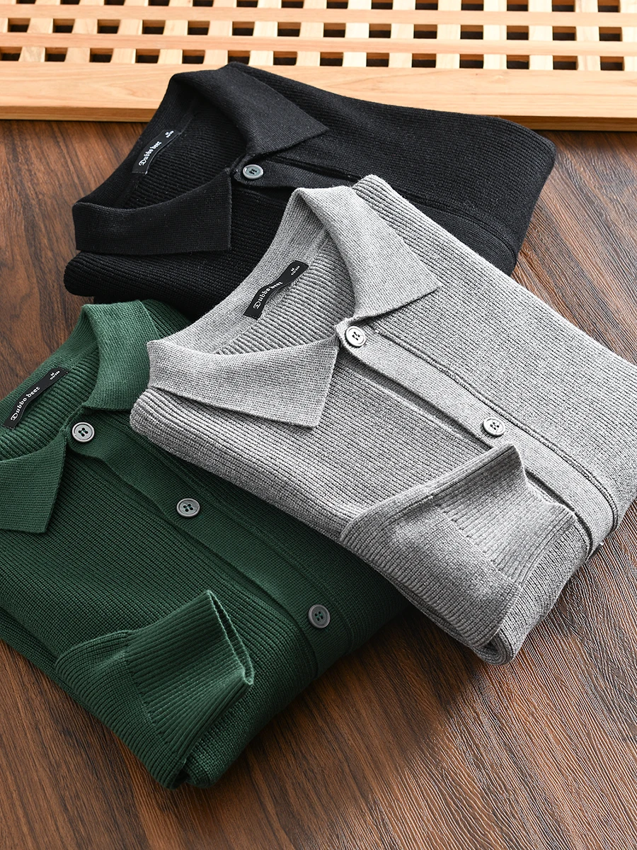 Soft Knitted Cotton Men's Casual Collared Sweater Coat Autumn Winter Leisure Fashion Youth Vitality Color Long Sleeve C...
Soft Knitted Cotton Men's Casual Collared Sweater Coat Autumn Winter Leisure Fashion Youth Vitality Color Long Sleeve C...