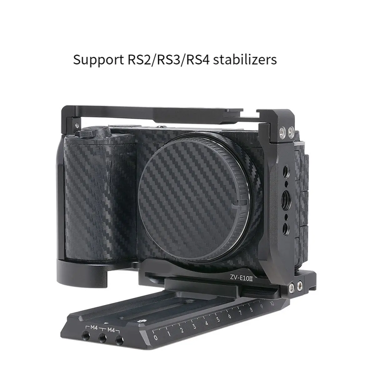 OKgood For Sony ZV-E10 II Alloy Rabbit Cage Rig Handle Stabilizer Ergonomic Handgrip Tripod Mount Set
OKgood For Sony ZV-E10 II Alloy Rabbit Cage Rig Handle Stabilizer Ergonomic Handgrip Tripod Mount Set