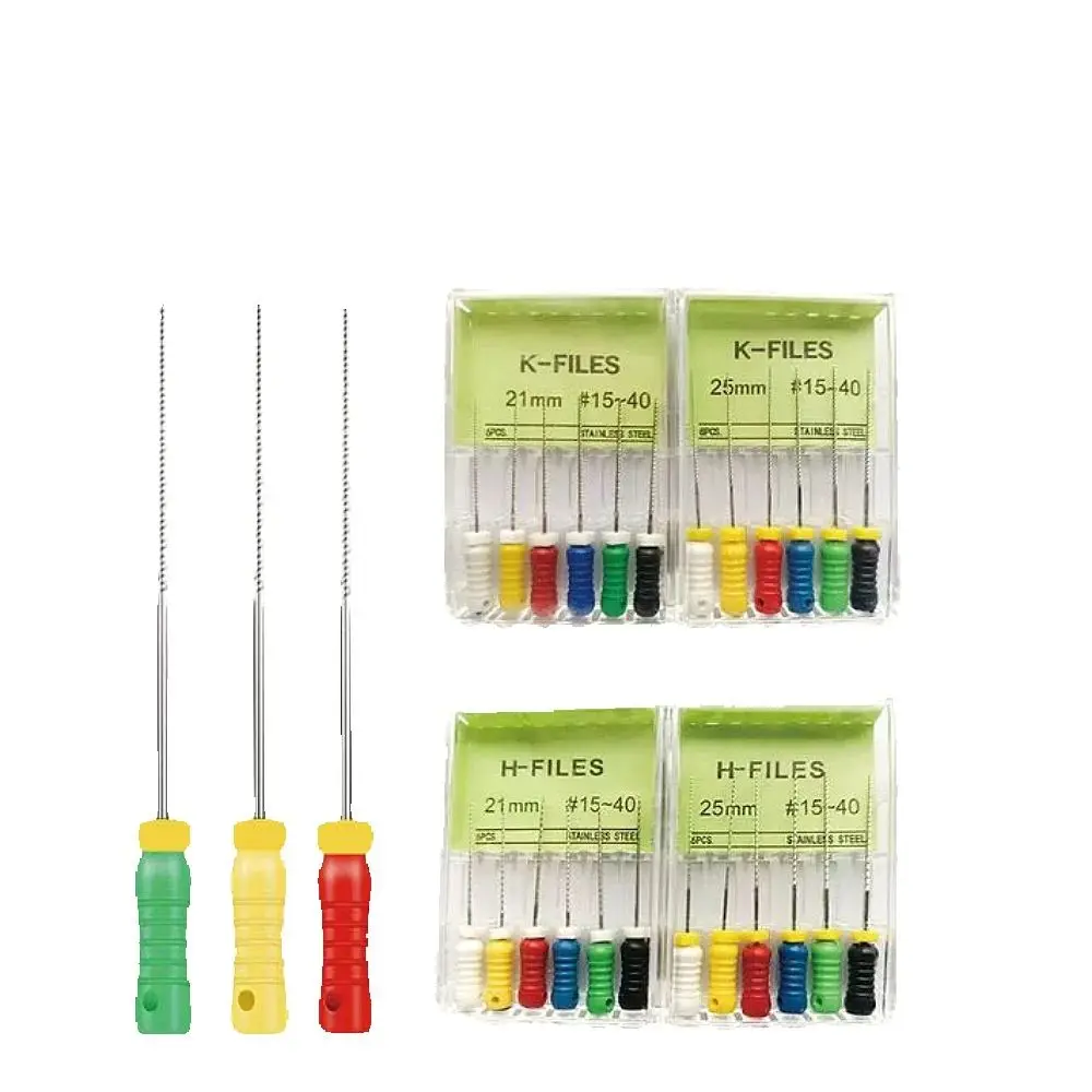 6Pcs/Pack JUMTOP Dental Hand Use K-Files 21/25mm Stainless Steel Endodontic Root Canal Files Dentist Tools Dental Files Lab
6Pcs/Pack JUMTOP Dental Hand Use K-Files 21/25mm Stainless Steel Endodontic Root Canal Files Dentist Tools Dental Files Lab