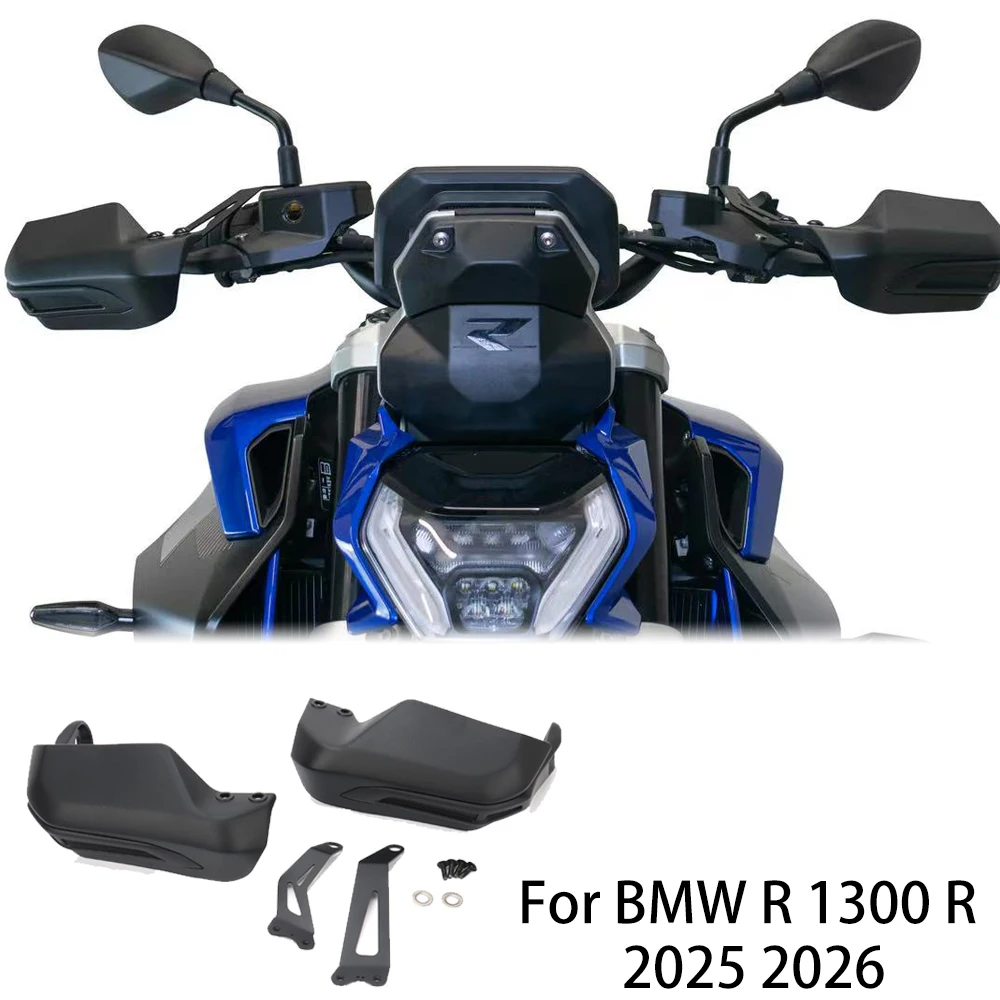 Matte Black Motorcycle Handguards Pair Windshield Hand Protector For BMW Motorrad R 1300 R 2025 2026 R1300R Hand Guards