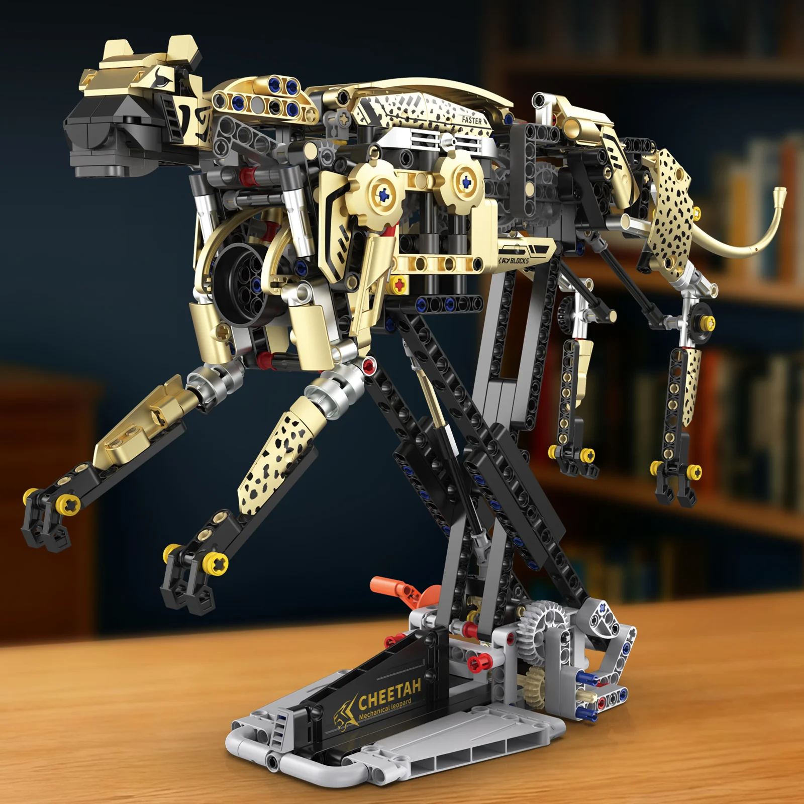 700PCS Animal Model Assembly Toy Cheetah Creative Home Decor Small Particle Educational Toy Children's Building Blocks Gift
700PCS Animal Model Assembly Toy Cheetah Creative Home Decor Small Particle Educational Toy Children's Building Blocks Gift