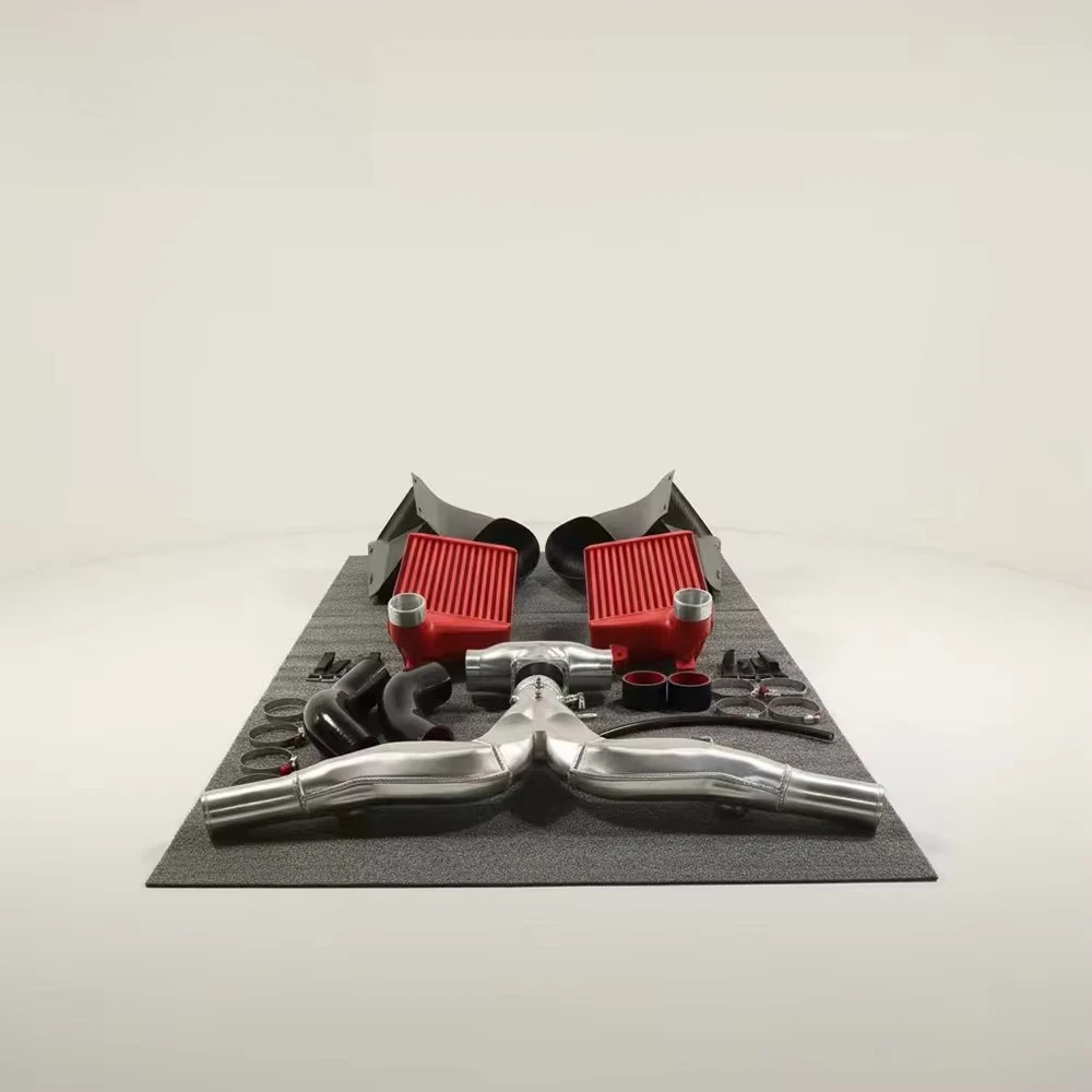 For 991.2 3.0T Models High Flow Kit Comprising Intercooler, Turbo Inlet Y-Pipe and Revised Intake Plenum Chamber
For 991.2 3.0T Models High Flow Kit Comprising Intercooler, Turbo Inlet Y-Pipe and Revised Intake Plenum Chamber
