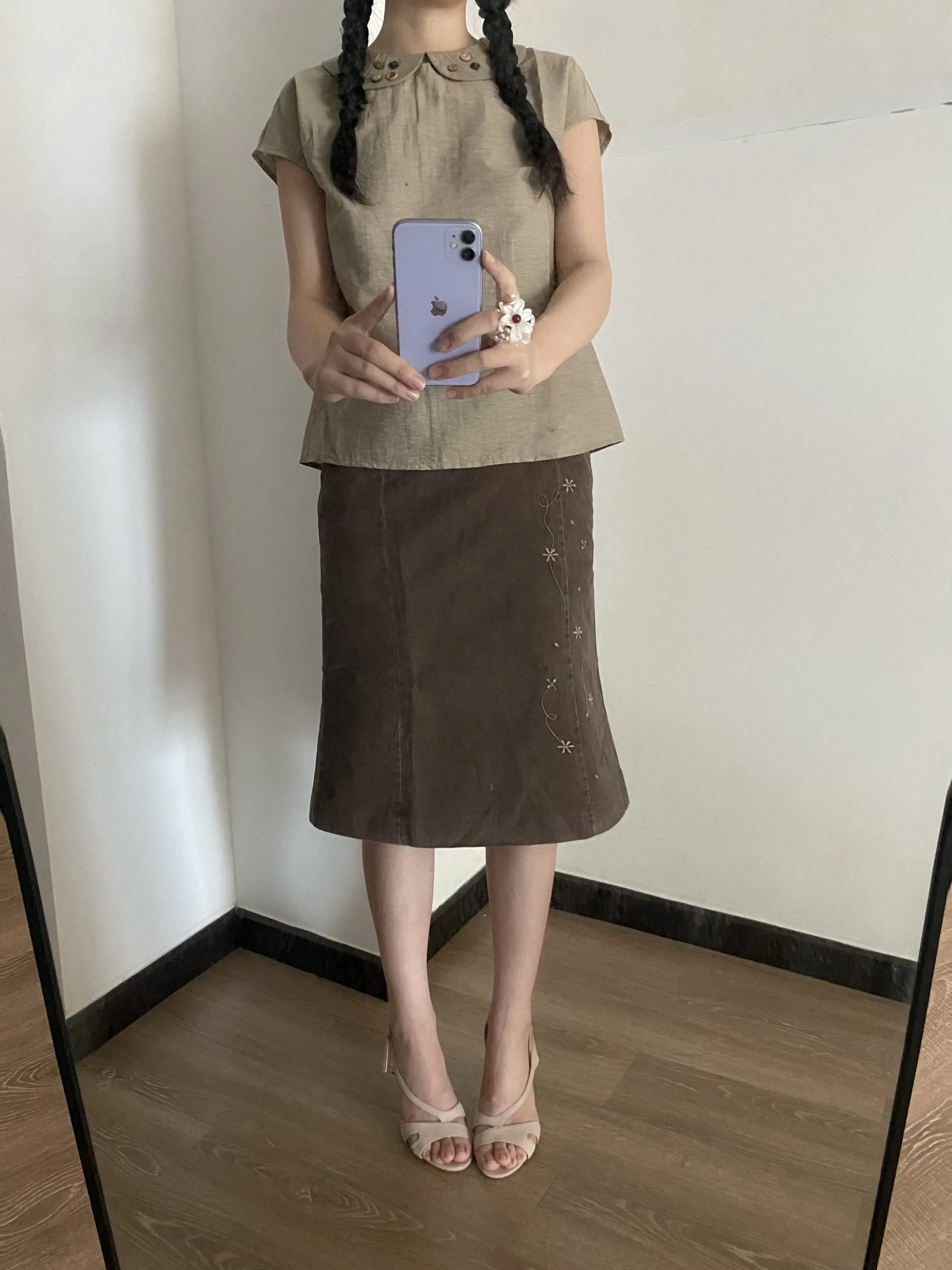 Breathable Embroidered Fish Tail Midi Skirt Women's Spring Summer Casual mid Waist A-Line Skirt Comfortable Urban Commute
Breathable Embroidered Fish Tail Midi Skirt Women's Spring Summer Casual mid Waist A-Line Skirt Comfortable Urban Commute