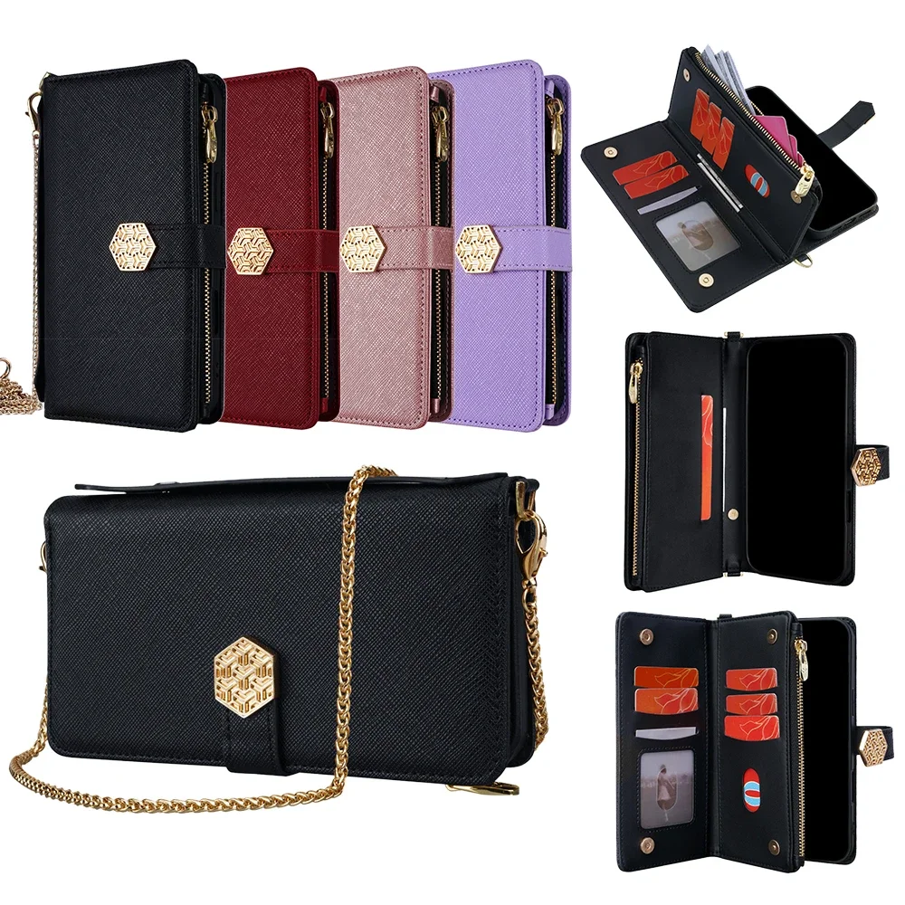 Роскошный противоударный чехол, многофункциональный чехол через плечо для Tecno Pop 9 8 7 6 Pro с металлической цепочкой, плечевым ремнем, слотами для карт
Роскошный противоударный чехол, многофункциональный чехол через плечо для Tecno Pop 9 8 7 6 Pro с металлической цепочкой, плечевым ремнем, слотами для карт